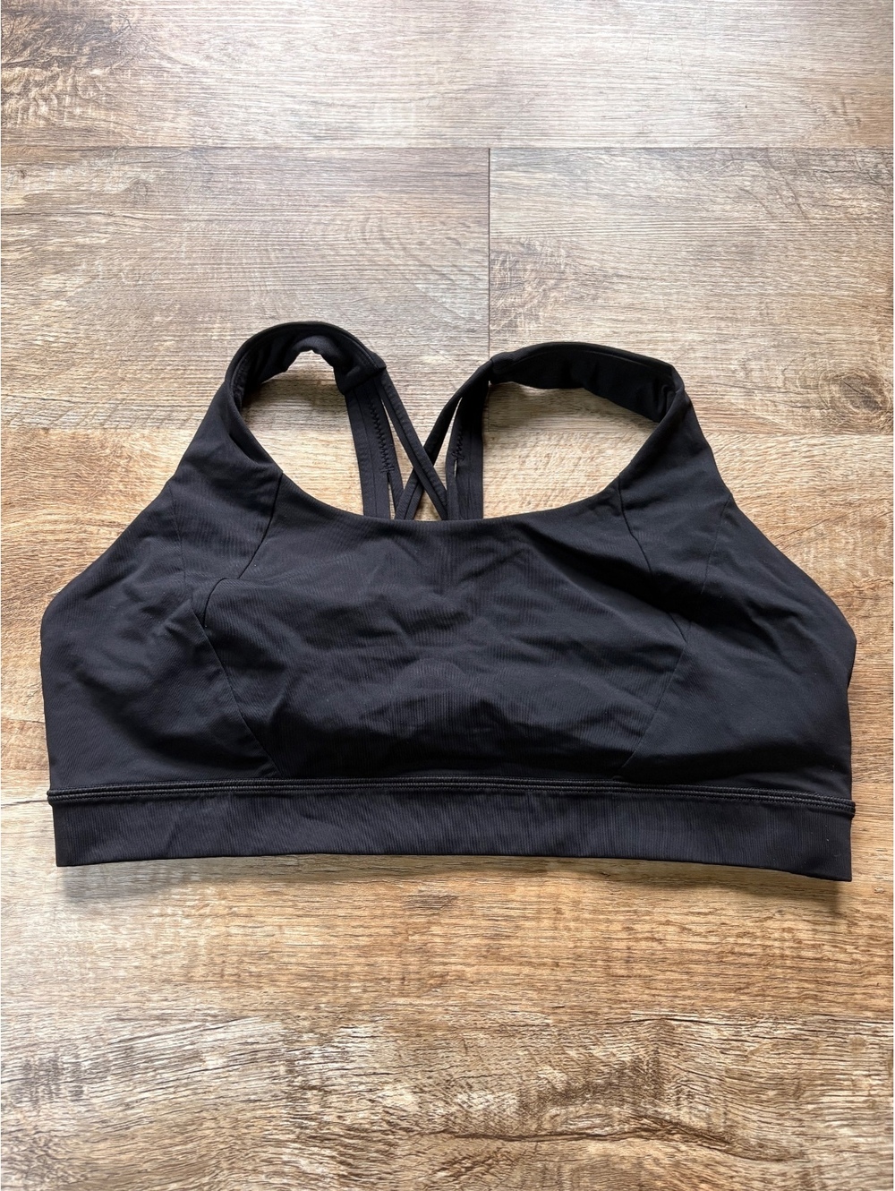 Lululemon Black Strappy Sports Bra Size 14